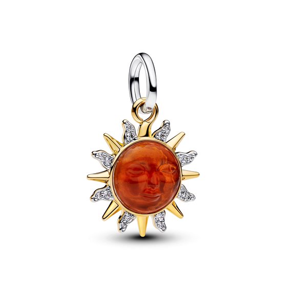 Charm Pandora Donna Nature and Celestial in Lega metallica 764703C01 - 764703C01